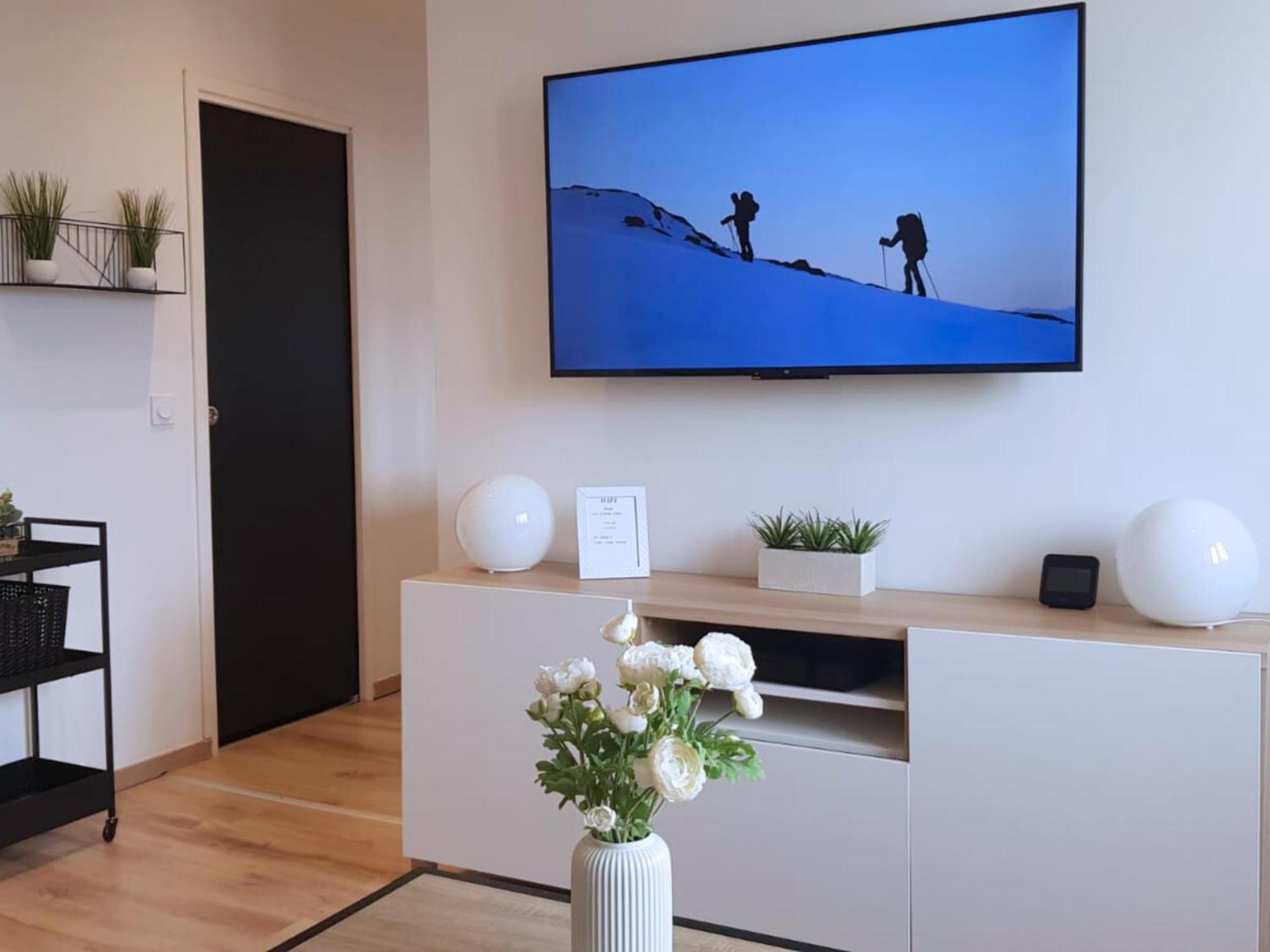 Vue Montagne - Appt Cosy Et Calme - Netflix - Fibre Apartment Grenoble